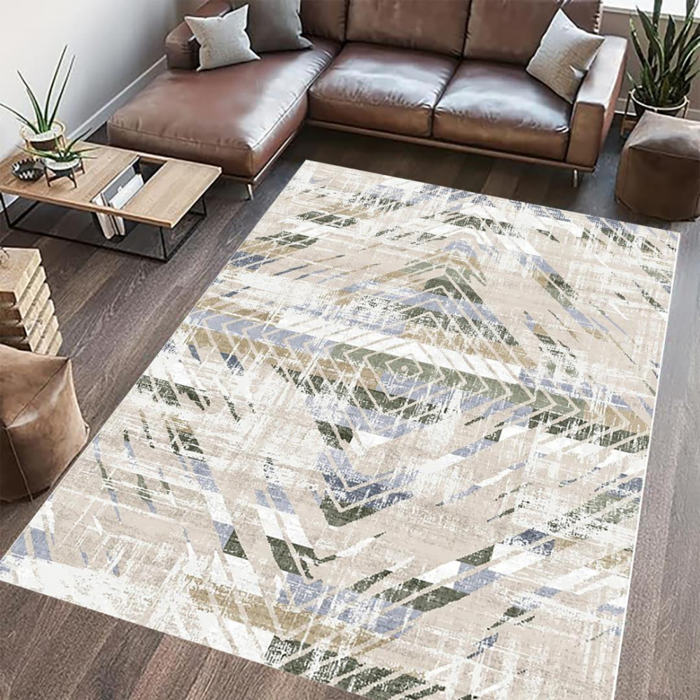 Covor printat, MABO 70x140 cm, lavabil cu spate antialunecare, inaltime fir 3mm [4]