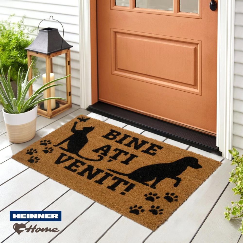 COVORAS INTRARE ANTIDERAPANT 60X40 CM, PAWS, HEINNER HOME [2]