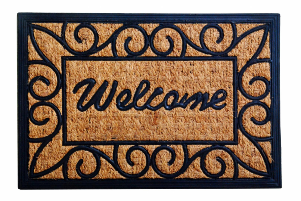 COVORAS INTRARE ANTIDERAPANT 60X40 CM,CAUCIUC+NUCA COCOS,VANORA HOME(mix 5 modele,10 bucati/bax, 2 bucati/model) [5]