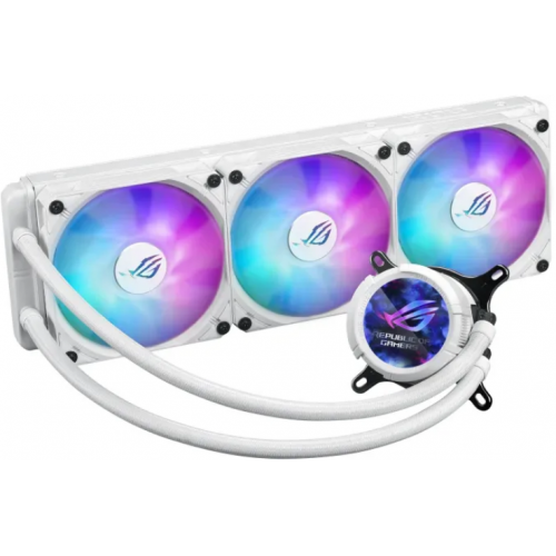 Cooler Procesor ASUS ROG Strix LC III 360 ARGB White Edition, Lichid, 12 cm, 3 ventilatoare, aRGB [3]