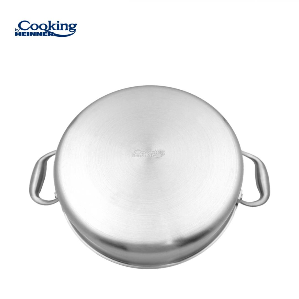 CRATITA INOX+CAPAC STICLA 26X7CM, 3.5L, ATOMIC3, COOKING BY HEINNER [4]