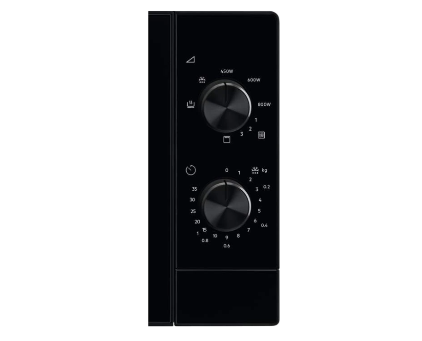 CUPTOR CU MICROUNDE ELECTROLUX EMZ421MMK, Volum brut 21 litri; Volum net 20 litri; 5 trepte de putere; Putere microunde 800 W; Grill; Putere grill 1000 W; Avertizare sonora; Diametru platan 270 mm; Ti [2]