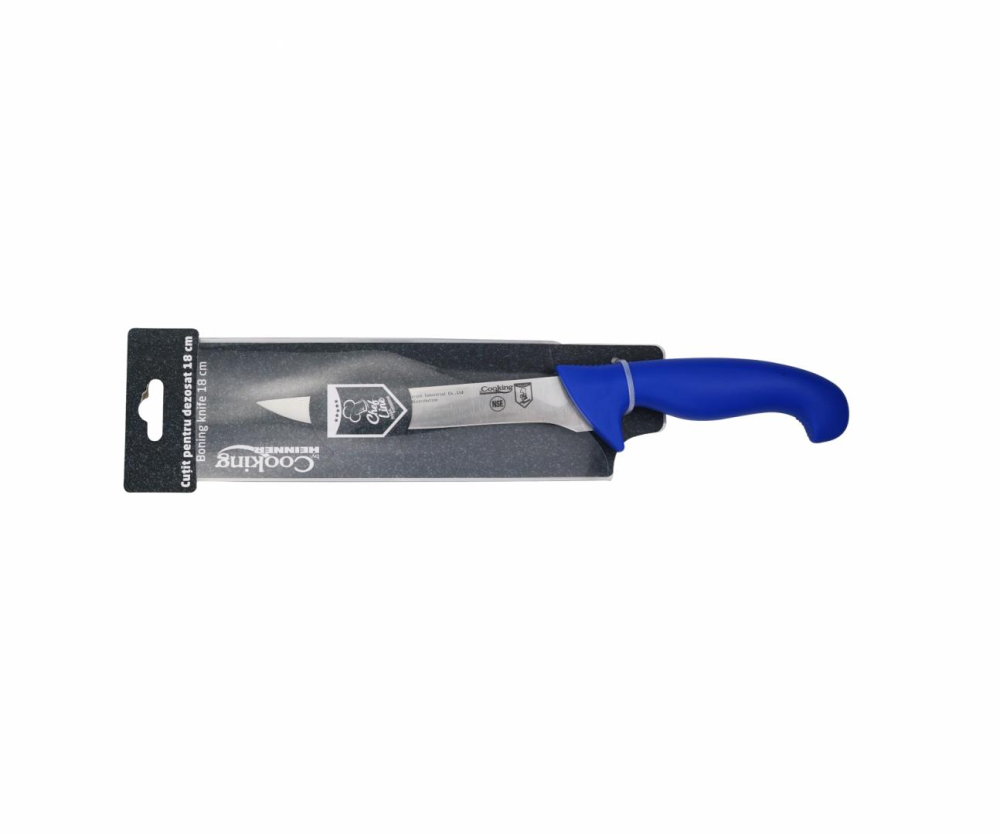 CUTIT DEZOSAT PROFESIONAL 18CM, ALBASTRU, CHEF LINE, COOKING BY HEINNER [2]