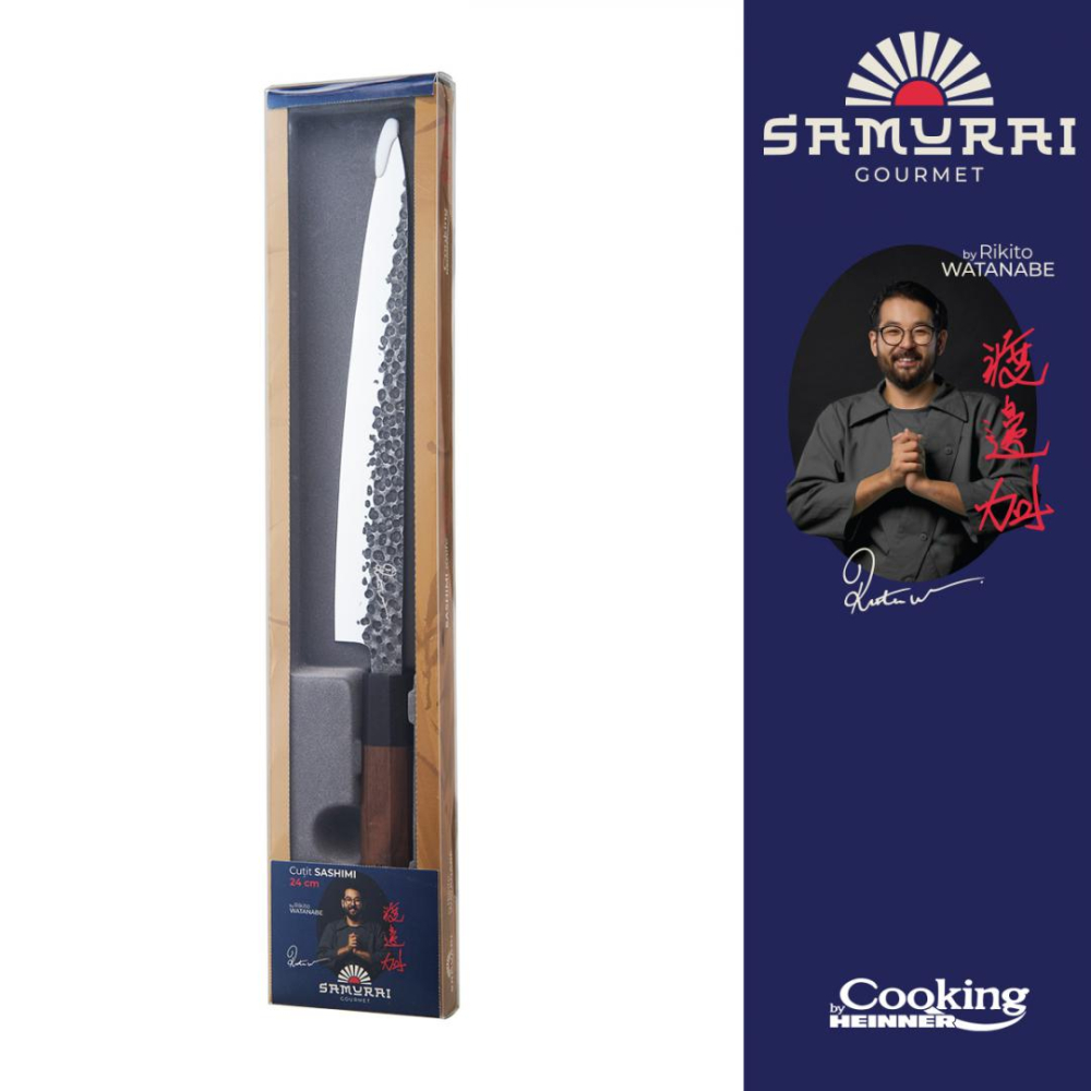 CUTIT SASHIMI 24 CM, RIKITO WATANABE, SAMURAI GOURMET, COOKING BY HEINNER [3]