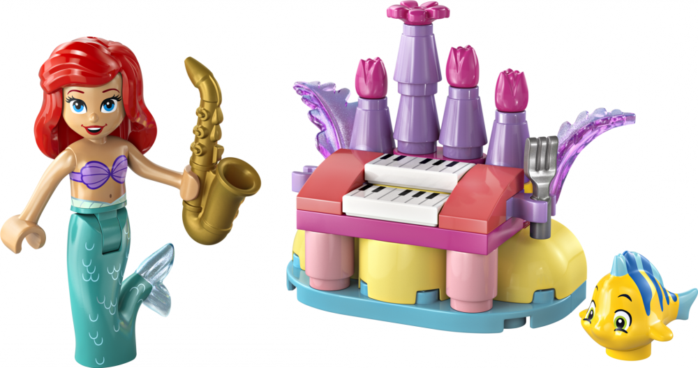 DISTRACTIE MUZICALA CU FLOUNDER DE ZIUA DE NASTERE A LUI ARIEL LEGO30720 [3]