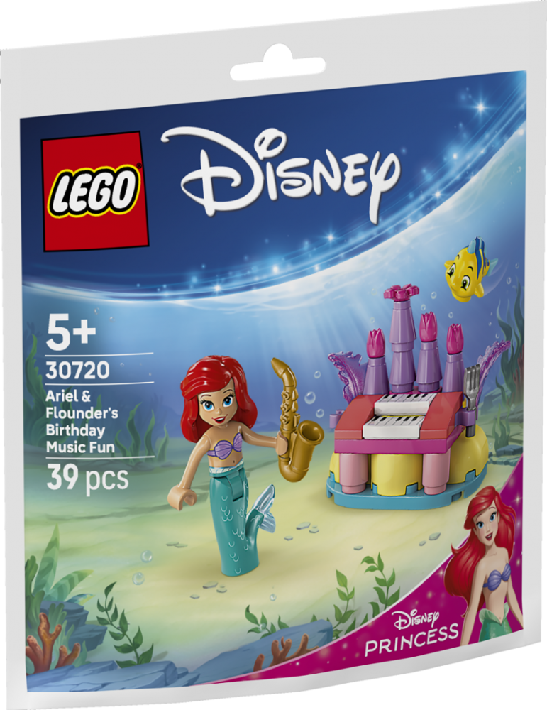 DISTRACTIE MUZICALA CU FLOUNDER DE ZIUA DE NASTERE A LUI ARIEL LEGO30720 [2]