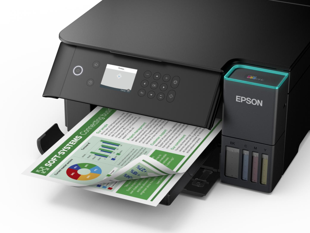 Multifunctional inkjet EPSON EcoTank L6360, CISS, format A4, Color, Duplex, USB + LAN + Wi-Fi [4]