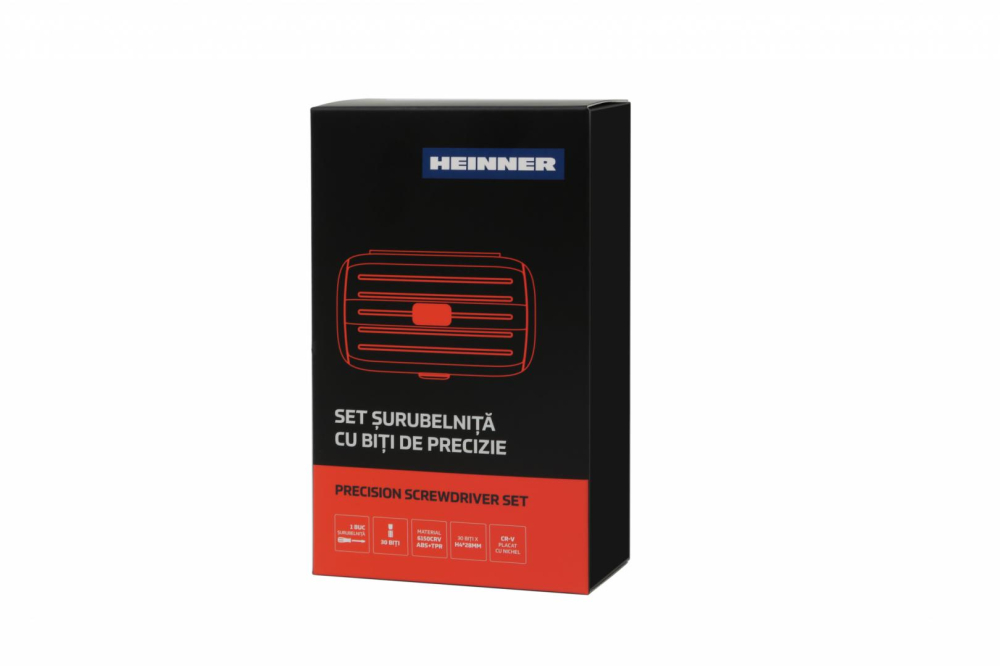 HEINNER Set surubelnita cu 30 biti de precizie [5]