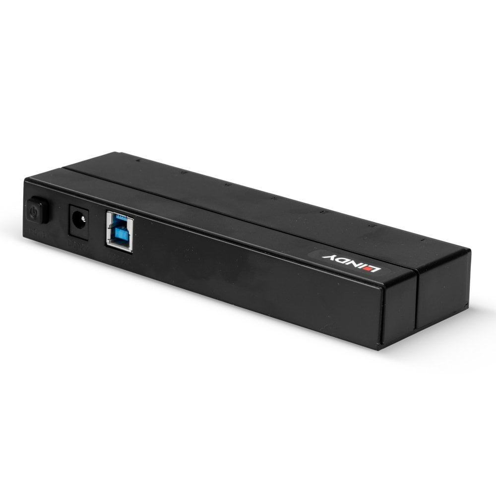 Hub USB Lindy 7 Port USB 3.0 Hub, 7 porturi, Negru [2]