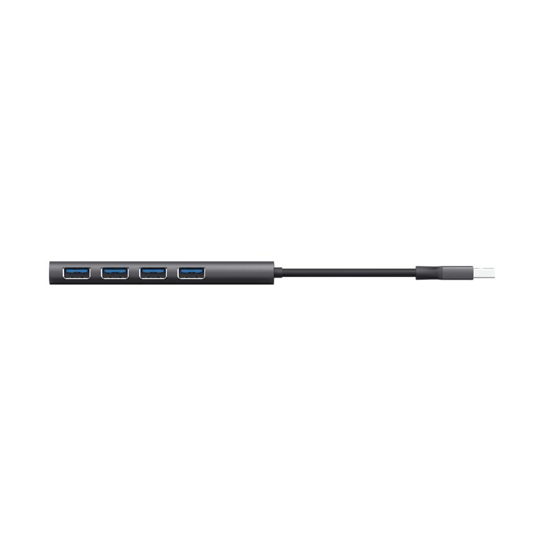 Hub USB Trust Halyx, USB-A, 4 porturi, Argintiu [3]