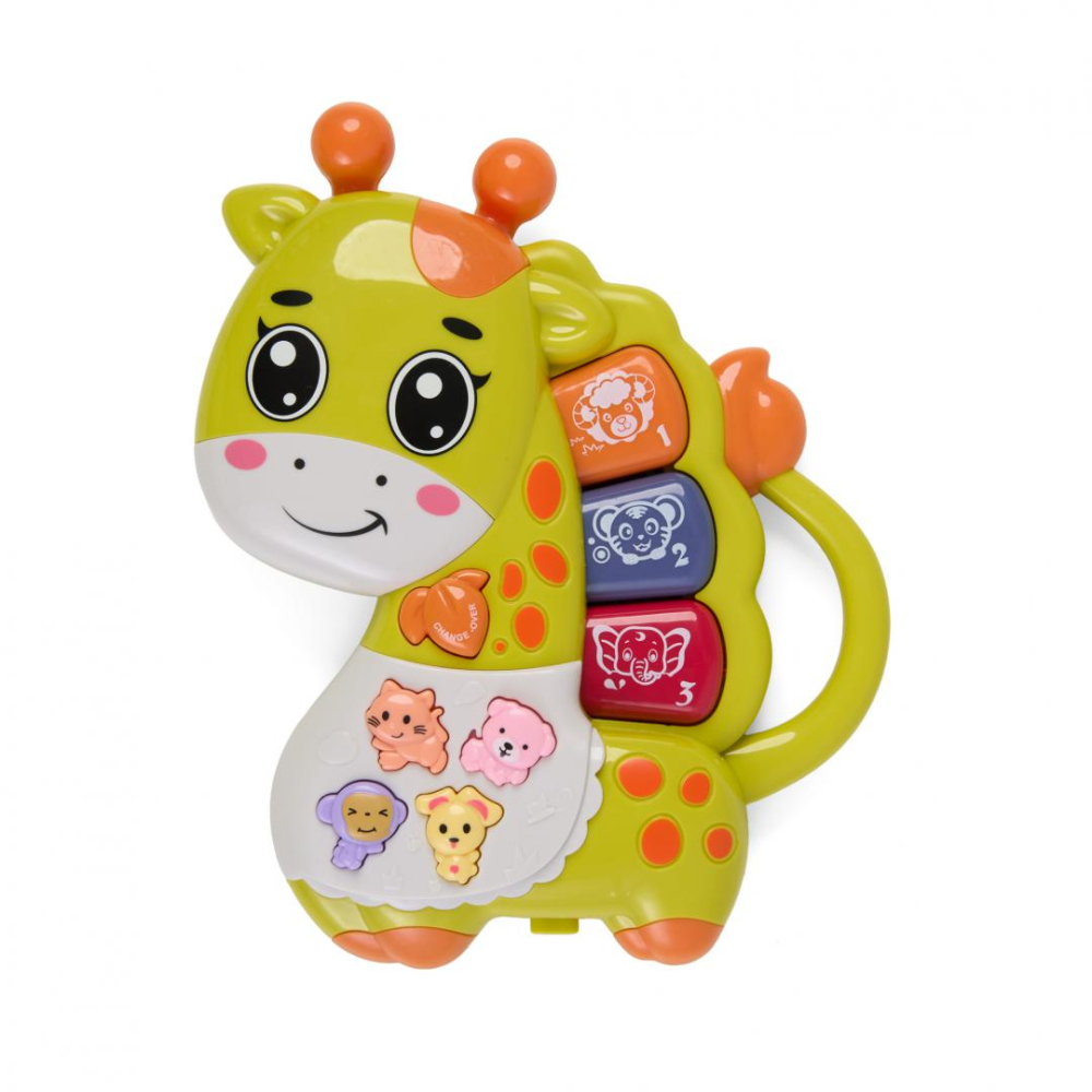 JUCARIE GIRAFA CU LUMINI SI SUNETE, DIVERSE CULORI, MOMKI [2]