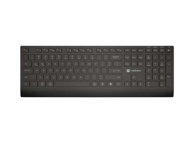 Kit Wireless tastatura si mouse NATEC STINGRAY 2, Negru, Romanian [3]