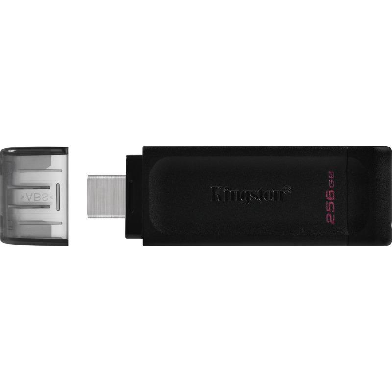 Memorie USB Kingston DataTraveler 70 256GB, USB Type-C, Negru [2]