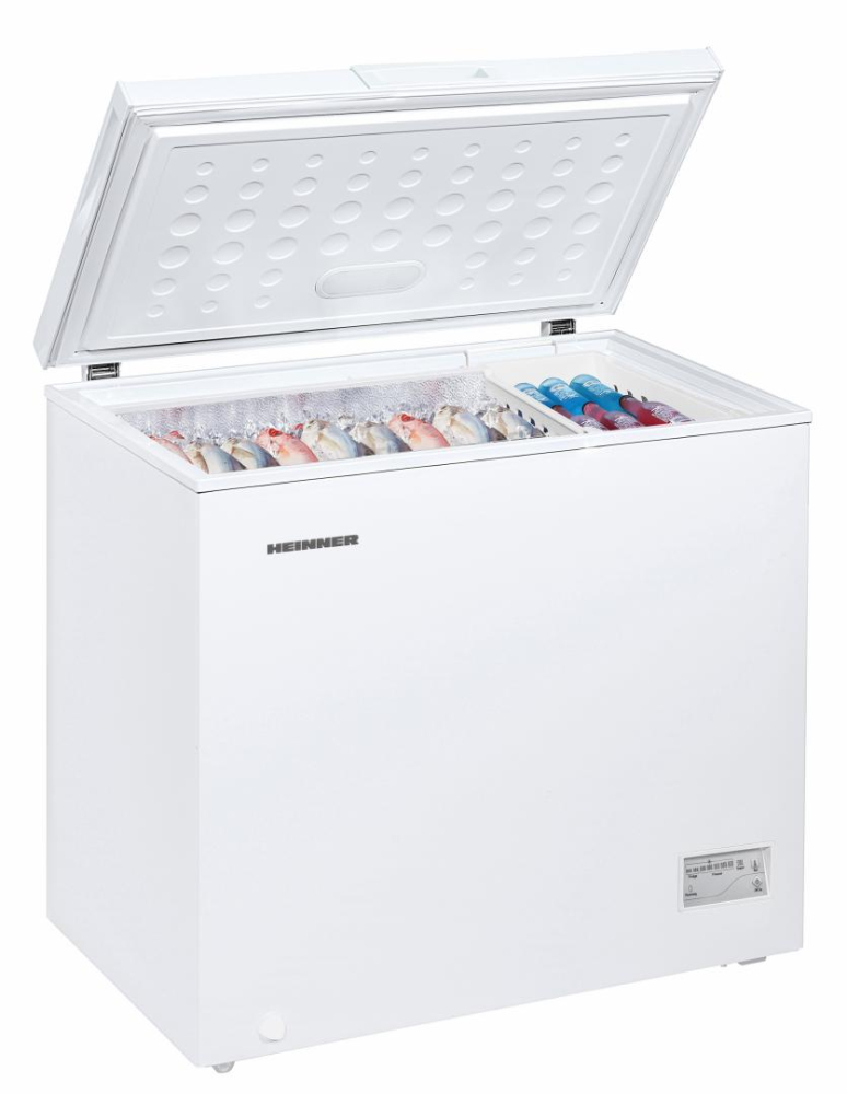 Lada frigorifica HEINNER HCF-200CNHE++, 198 L, Clasa E, Sistem convertibil frigider/congelator, Rezistenta la frig, Alb [2]