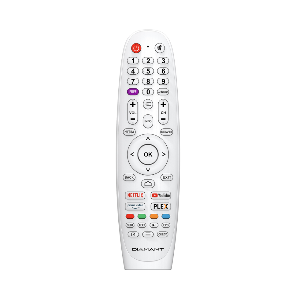 LED TV DIAMANT SMART 43HL4331F/C, 109 cm, Full HD, Alb, VIDAA [7]
