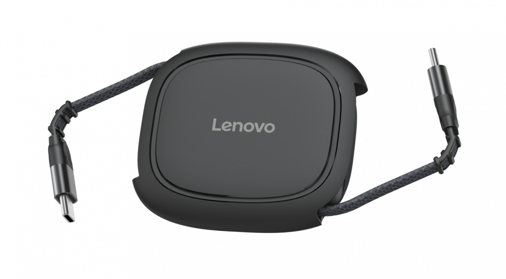 Cablu Lenovo 240W USB-C Retractable; Greutate: 0.07kg; Dimensiuni: 120 mm x 100 mm x 30 mm; Culoare: Negru; Garantie: 1 an [2]