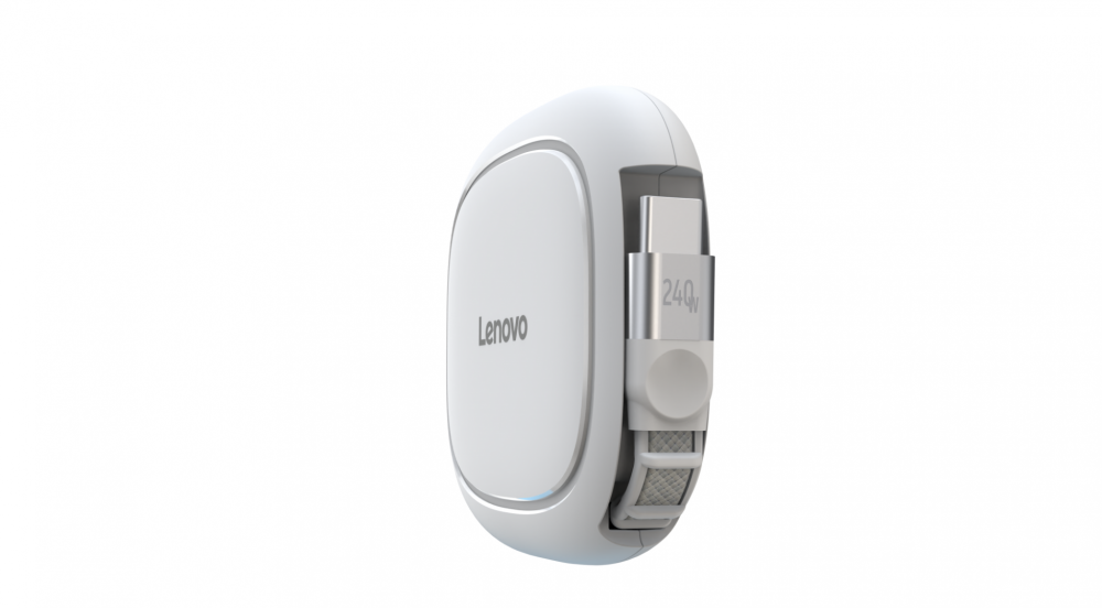 Cablu Lenovo 240W USB-C Retractable; Greutate: 0.07kg; Dimensiuni: 120 mm x 100 mm x 30 mm; Culoare: Alb; Garantie: 1 an [2]