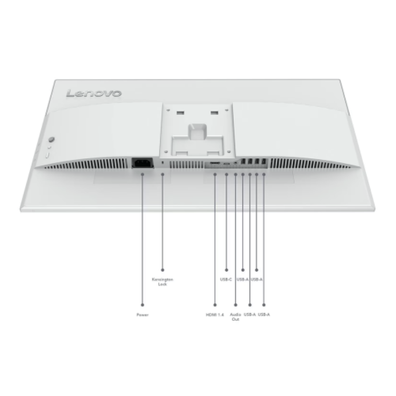 Monitor Consumer Lenovo L24D-4C, 23.8", 1920 x 1080 pixeli, White, 3 ani Garantie [2]
