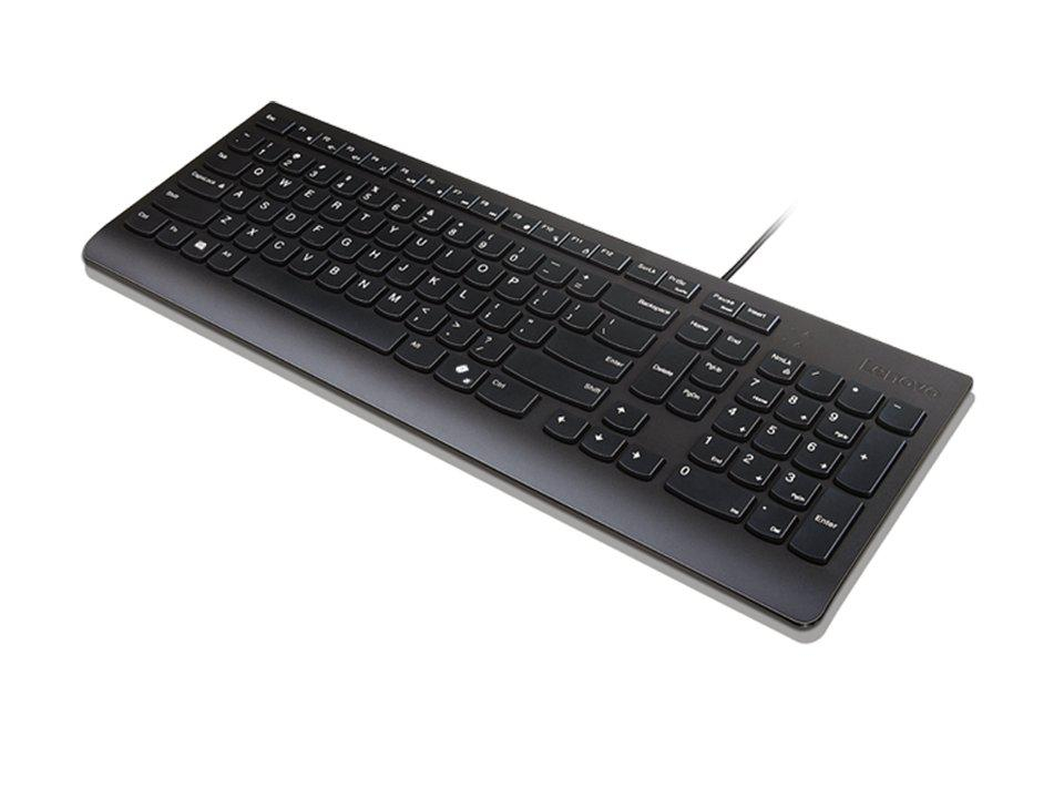 Tastatura Lenovo Essential Wired Keyboard, USB, Negru, US English [2]