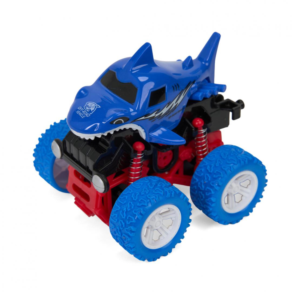 MASINA OFF-ROAD 4X4, 360 DE GRADE, 10.8CM, ALBASTRA, MOMKI [2]