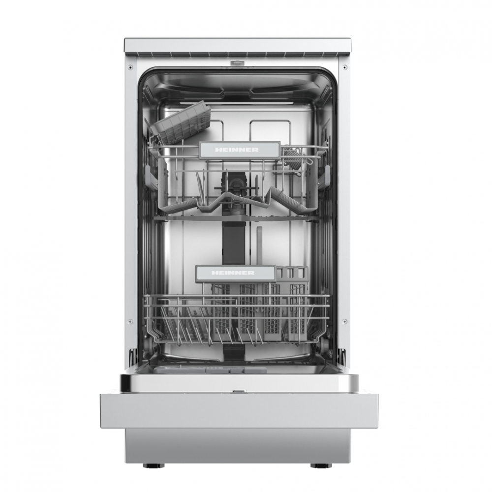 Masina de spalat vase HEINNER HDW-FSM45609DWE++, 9 seturi, 6 programe, Clasa: E, 45cm, Alb [2]