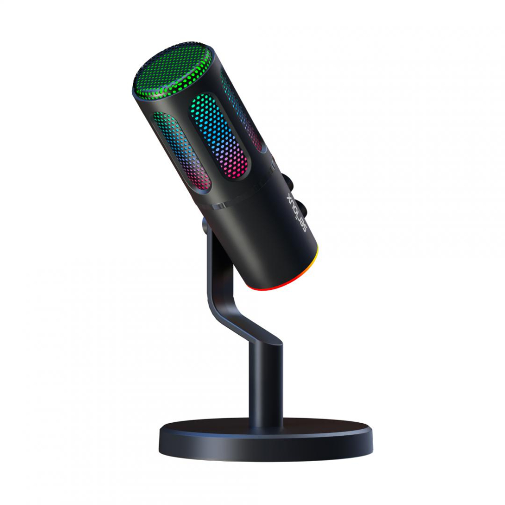 Microfon Gaming de birou Serioux SU8, condenser, unidirectional, frecventa raspuns 20-20KHz, sensibilitate maxima -11DBFS la 80 dB SPL, rata de esantionare 48KHz, rata de biti 16/24bit, raport semnal  [3]
