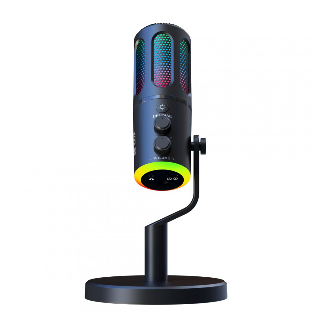 Microfon Gaming de birou Serioux SU8, condenser, unidirectional, frecventa raspuns 20-20KHz, sensibilitate maxima -11DBFS la 80 dB SPL, rata de esantionare 48KHz, rata de biti 16/24bit, raport semnal  [2]