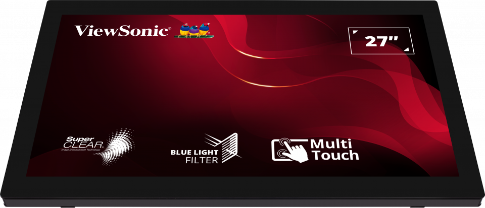 Monitor Consumer ViewSonic TD2760, 27", 1920 x 1080 pixeli, Touchscreen, Black, 3 ani Garantie [5]