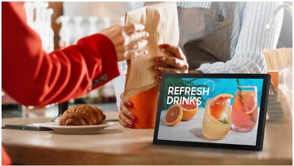 Monitor signage SAMSUNG LH13QBCEBGBXEN, Full HD de 33 cm (13") QB13C, 1920 x 1080 pixeli, 8 ms, 500 niți, funcționare 16/7, HDMI, RS232in, USB 2.0, Rețea Ethernet LAN Wi-Fi, WiFi 2.4/5GHz, negru [3]
