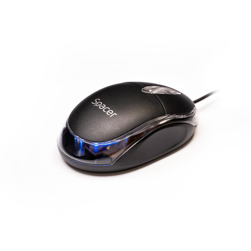 Mouse Spacer SPMO-080, 800 dpi, negru [3]