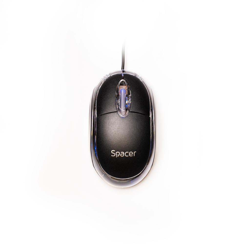 Mouse Spacer SPMO-080, 800 dpi, negru [2]