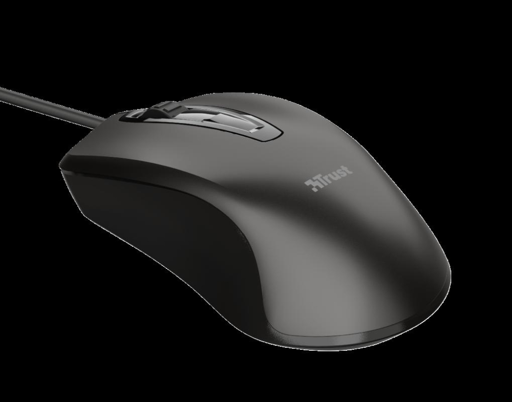 Mouse Trust Carve, 1200 dpi, Negru [2]
