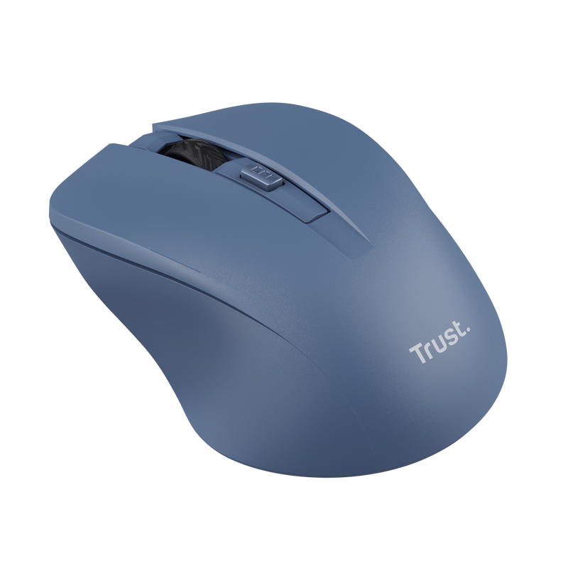 Mouse Wireless Trust Mydo, 1800 dpi, Albastru [2]