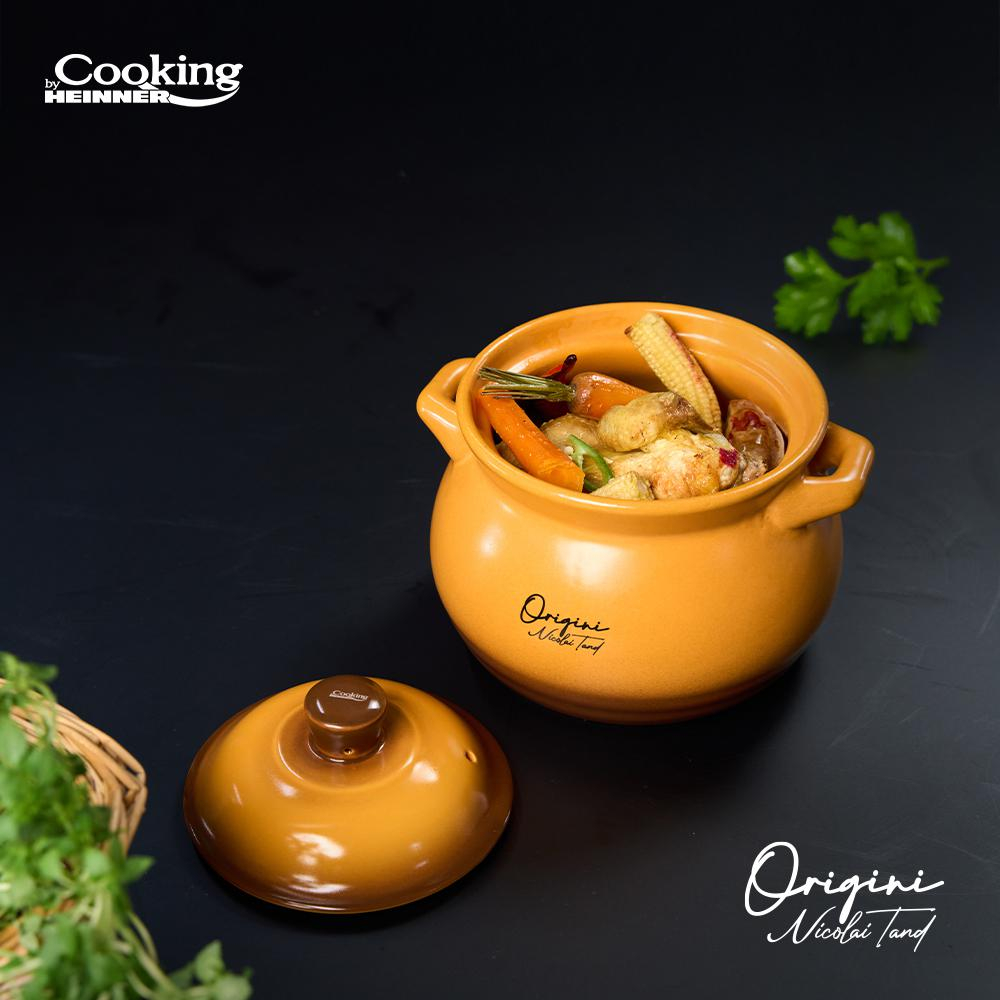 OALA CERAMICA CU CAPAC 12x11 CM, 2 L, NICOLAI TAND, ORIGINI, COOKING BY HEINNER [9]