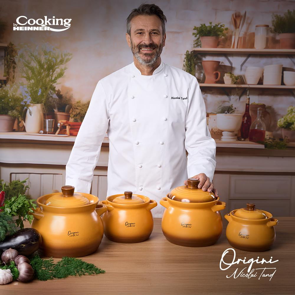 OALA CERAMICA CU CAPAC, 17x18 CM, 4.5 L, NICOLAI TAND, ORIGINI, COOKING BY HEINNER [11]