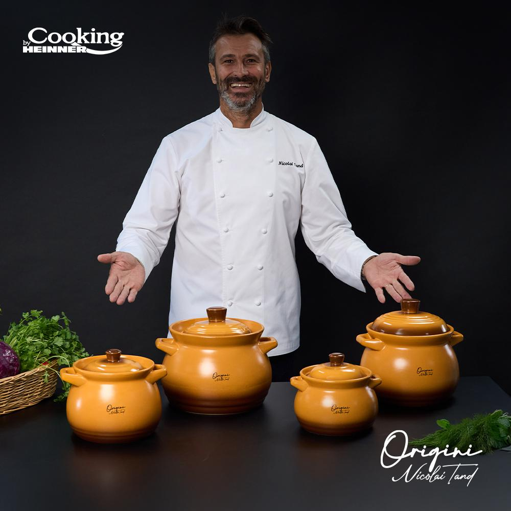 OALA CERAMICA CU CAPAC, 19x19.5 CM, 6 L, NICOLAI TAND, ORIGINI, COOKING BY HEINNER [13]