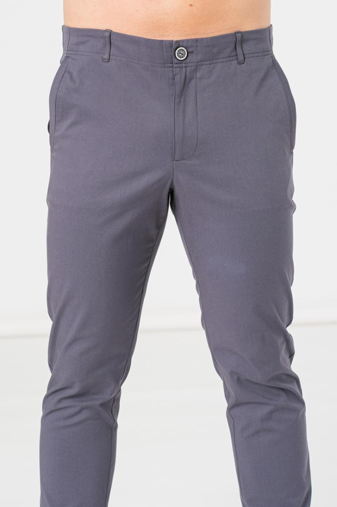 PANTALONI LUNG CASUAL BARBATI GREY S [4]