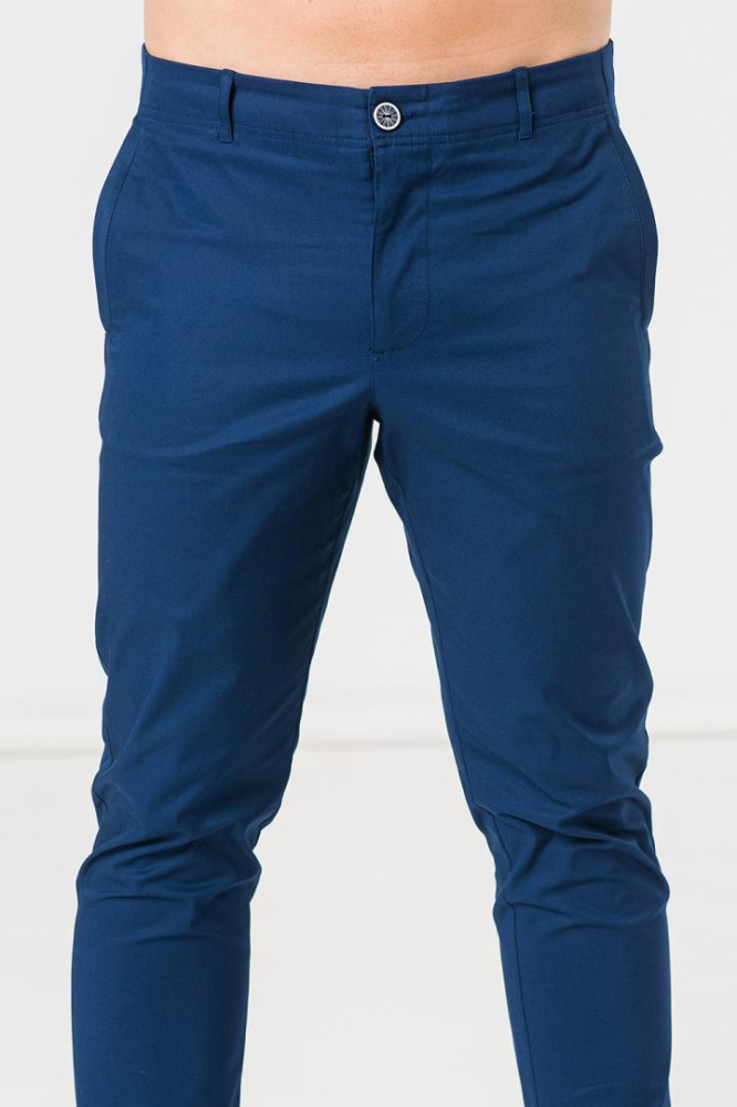 PANTALONI LUNG CASUAL BARBATI NAVY S [4]