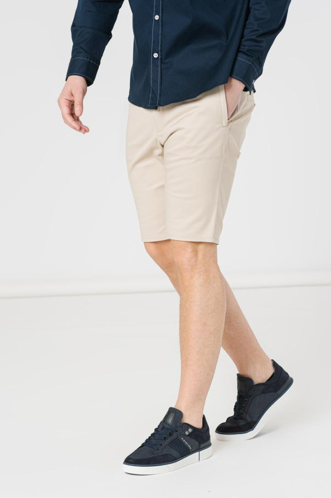 PANTALONI SCURT CASUAL BARBATI BEIGE L [3]