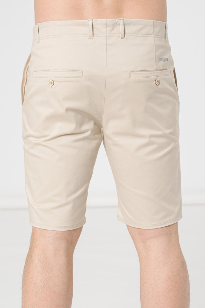 PANTALONI SCURT CASUAL BARBATI BEIGE L [6]