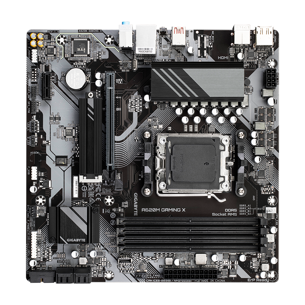 Placa de baza Gigabyte A620M GAMING X, Socket AM5, DDR5, Micro-ATX [5]