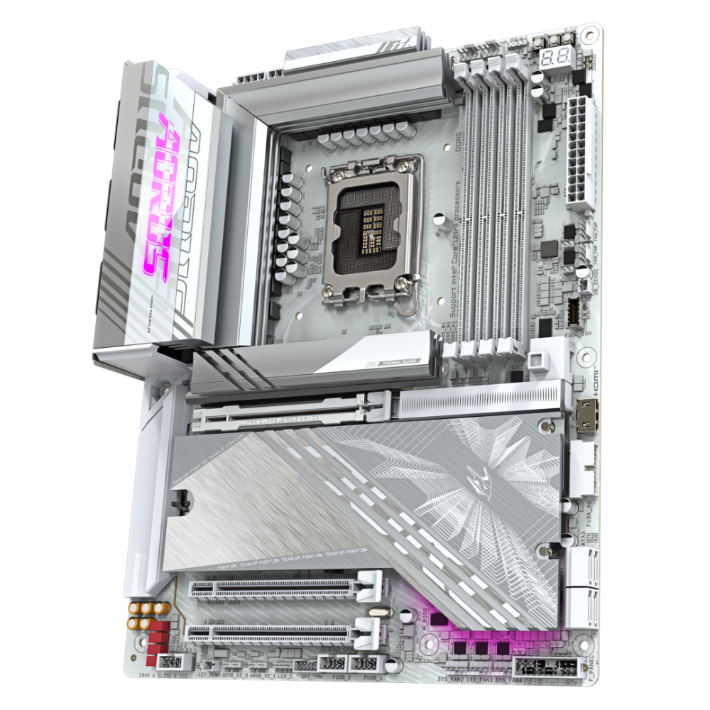 Placa de baza Gigabyte Z890 AORUS ELITE X ICE, Socket 1851, DDR5, ATX [4]