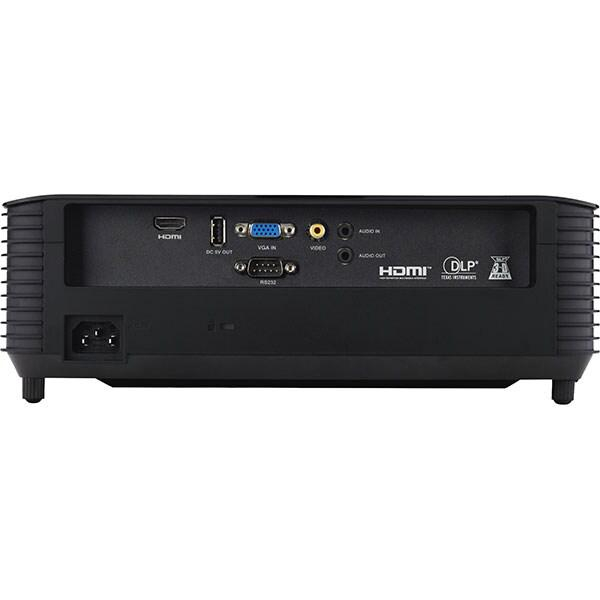 Proiector Acer X1128I, DLP, SVGA 800* 600, up to WUXGA 1920* 1200, 4800 lumeni, 4:3/ 16:9, 20.000:1, zoom digital 2x, zoom optic 1.1x, distanta maxima de proiectie 11.8 m, dimensiune maxima imagine 30 [2]