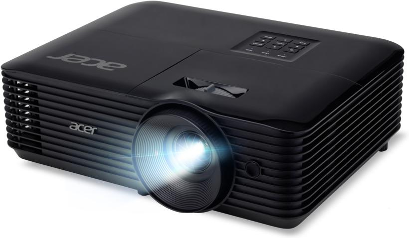Proiector Acer X1228i, DLP 3D ready, XGA 1024* 768, up to WUXGA 1920* 1200, 4800 lumeni, 4:3/ 16:9, 20.000:1, zoom 1.1, dimensiune maxima imagine 300", distanta maxima de proiectie 11.8 m, boxa 3W, la [3]