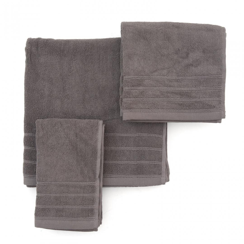 Prosop de baie Soft Grey, bumbac 500 gr, 70x140 cm [3]
