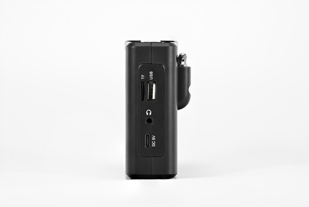 Radio cu ceas Akai APR-600 cu baterii 3x AAA, bluetooth 5.0, 0.8W, negru [8]