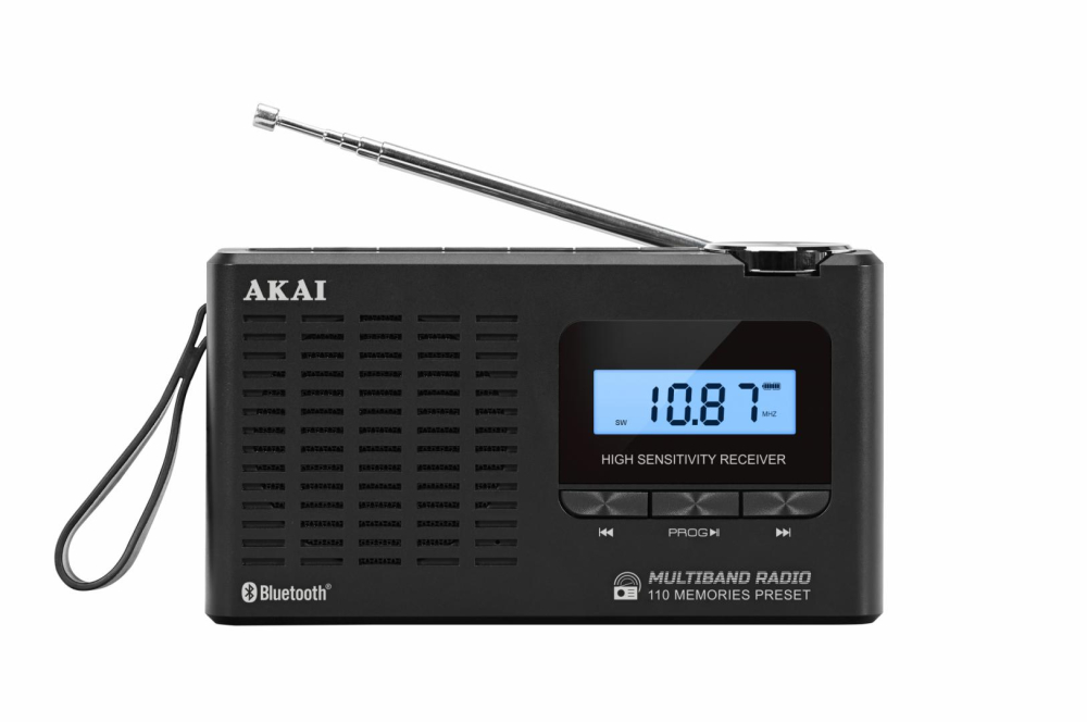 Radio cu ceas Akai APR-600 cu baterii 3x AAA, bluetooth 5.0, 0.8W, negru [2]