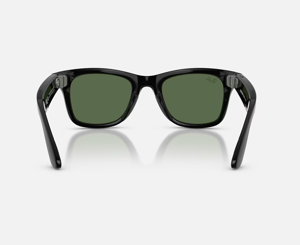 Ray-Ban Meta Wayfarer Gen 2 High Bridge Fit Shiny Black G-15 Green 53-22 [3]