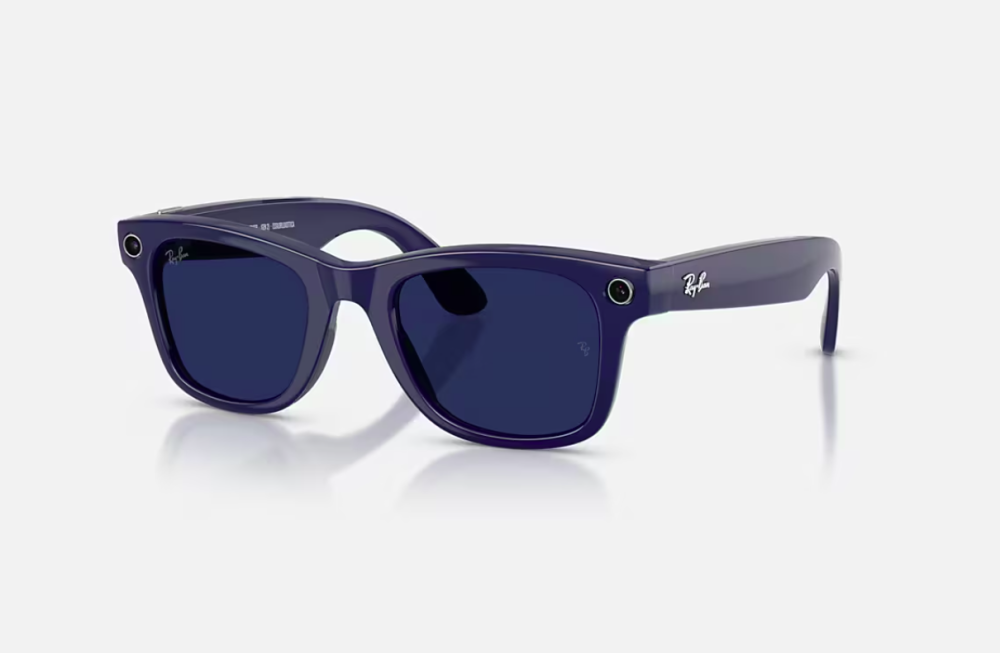 Ray-Ban Meta Wayfarer Gen 2 High Bridge Fit Shiny Cosmic Blue Clear/Sapphire Transitions 50-22 [2]