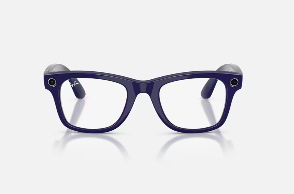 Ray-Ban Meta Wayfarer Gen 2 High Bridge Fit Shiny Cosmic Blue Clear/Sapphire Transitions 50-22 [3]